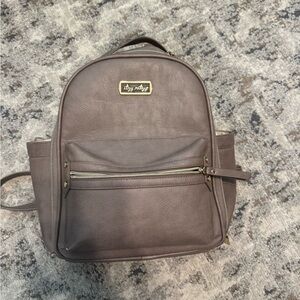 Itzy Ritzy Brown Baby Bag with Gold Accents